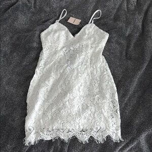 NWT Superdown White Lace Dress